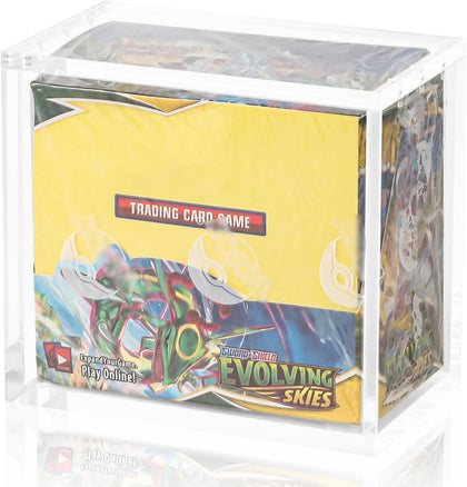 Acrylic Protective Display Case for English Pokemon Booster Box