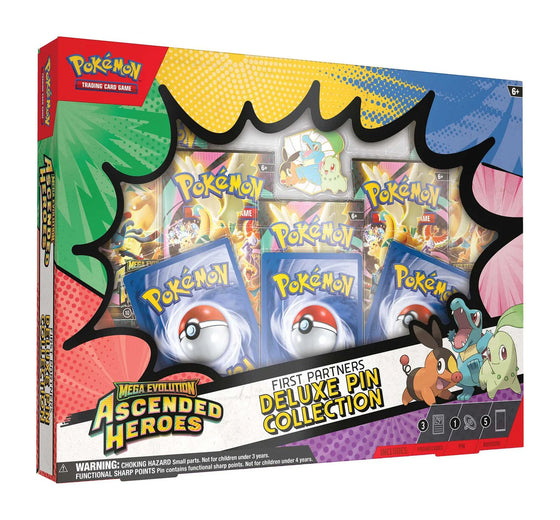 Pokémon TCG: Mega Evolution Ascended Heroes - First Partners Deluxe Pin Collection