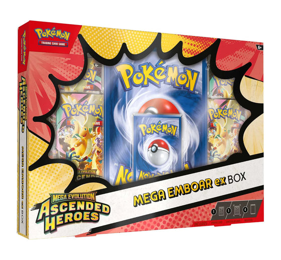 Pokémon TCG: Mega Evolution Ascended Heroes - Mega Emboar ex Box