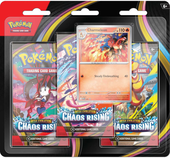 Pokémon TCG: Mega Evolution Chaos Rising - 3-Pack