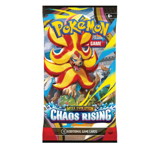 Pokémon TCG: Mega Evolution Chaos Rising - Boosters Pack