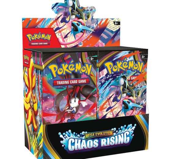 Pokémon TCG: Mega Evolution Chaos Rising - Boosters Display