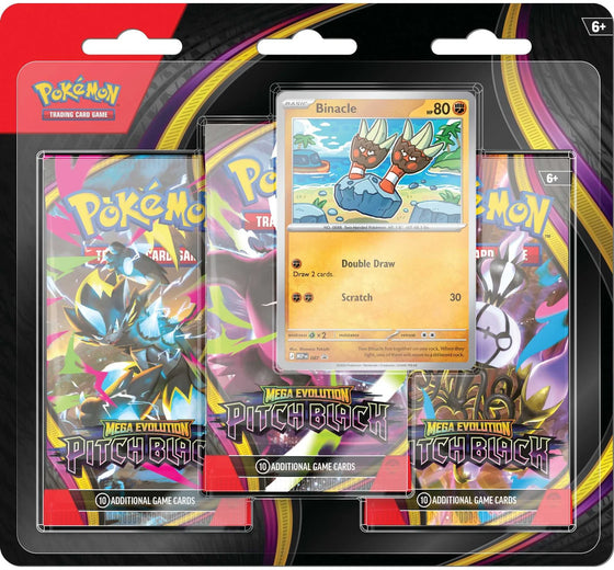 Pokémon TCG: Mega Evolution Pitch Black - 3 Pack