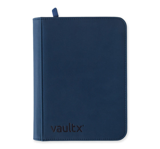 Zip Binder - 4 Pocket - Blue