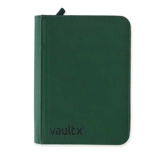 Zip Binder - 4 Pocket - Green