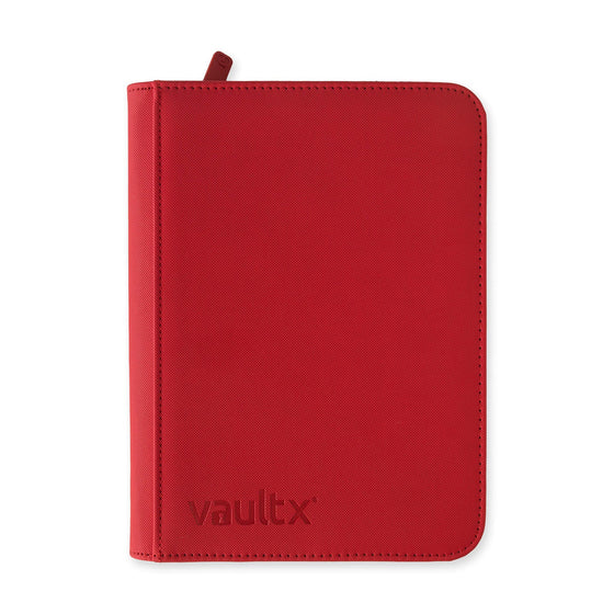 Zip Binder - 4 Pocket - Red