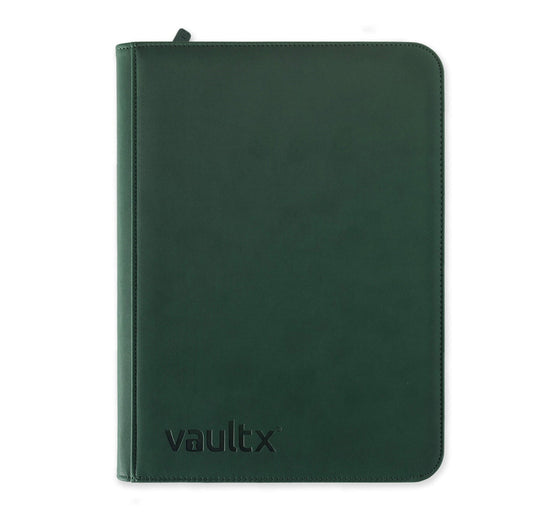 Zip Binder - 9 Pocket - Green
