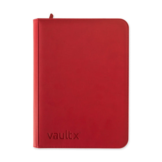 Zip Binder - 9 Pocket - Red