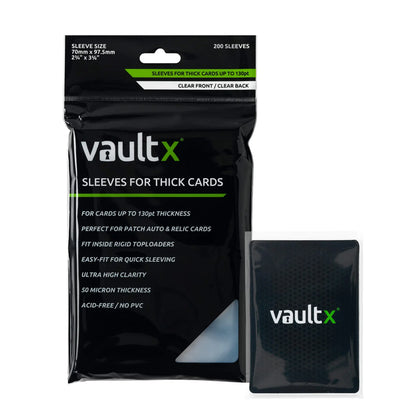 Card Sleeves for Thick Cards (200)